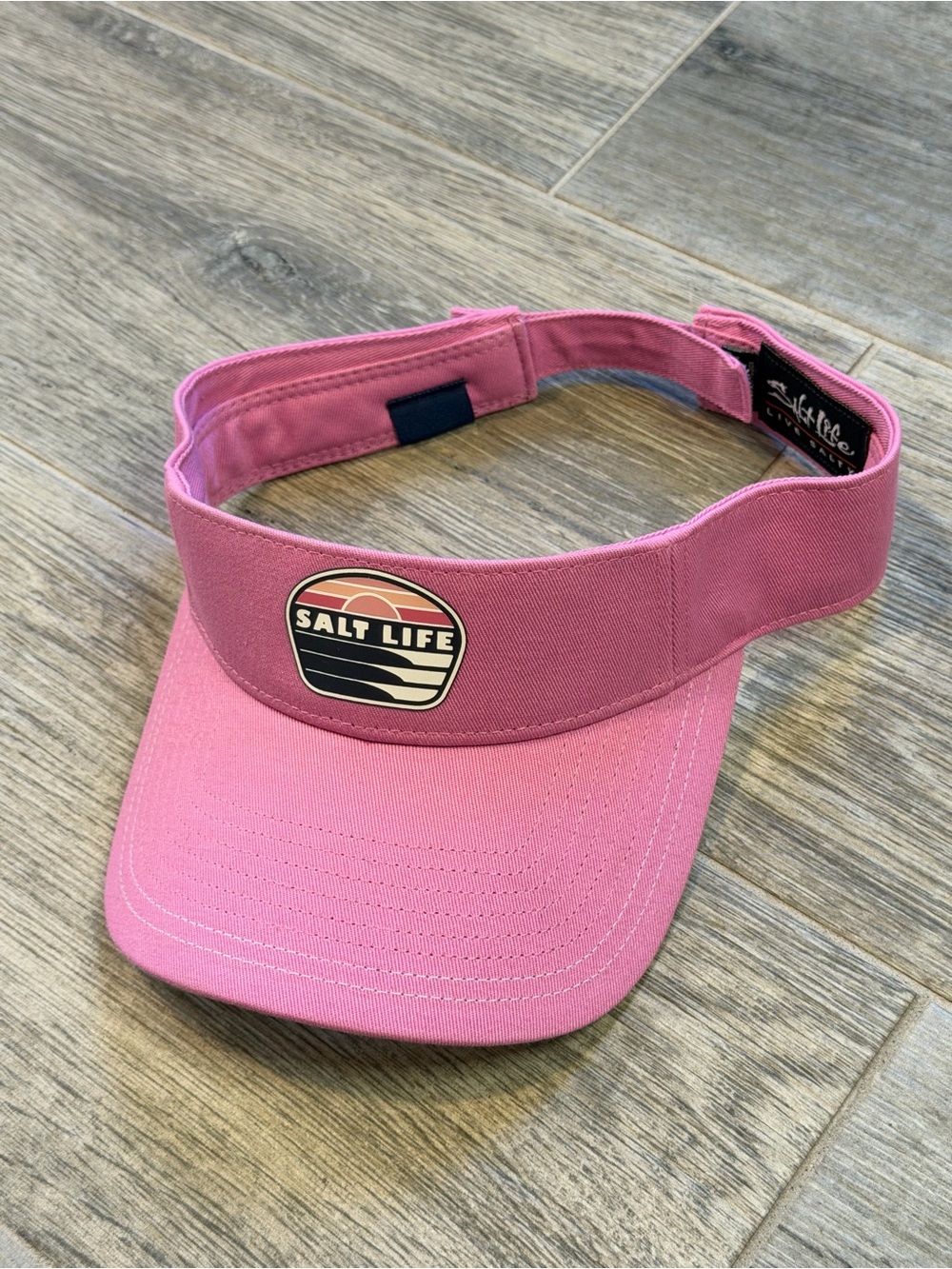 Pink Salt Life Sun Visor Casual Beach Vacation Summer Boat Day